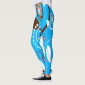 Blue Florals Leggings (Links)