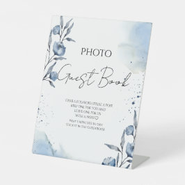 Blue Floris Foto Guest Book Pedestal Sign Sockelschild
