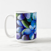 Blue flower coffee mug positive statement  kaffeetasse (Links)