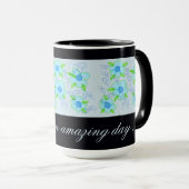 Blue Flower Coffee Tasse (VorderseiteRechts)