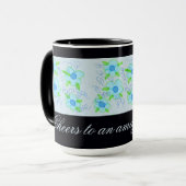 Blue Flower Coffee Tasse (Vorderseite Links)