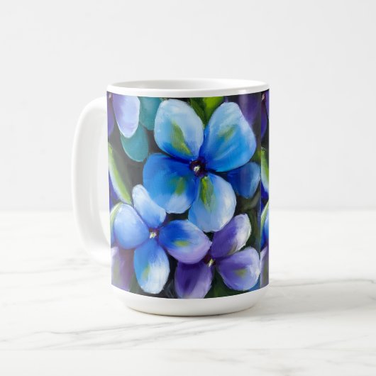 Blue flower kaffeetasse (Vorderseite Links)