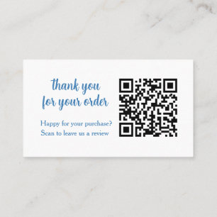 Blue Flower Mixer QR-Code Hinterlassen Sie uns ein Visitenkarte