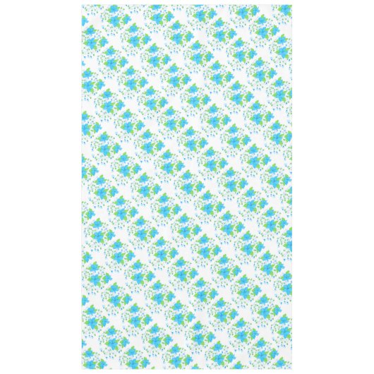 Blue Flower Tablecloth Tischdecke (Vorderseite)