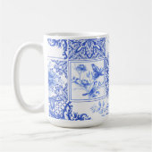 Blue Flowers, Blue China, Ferkel, Birds  Kaffeetasse (Links)