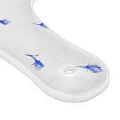 Blue Flowers Floral Boho Cutting Board Schneidebrett (Ecke)