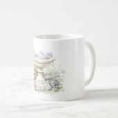 Blue Flowers Fountain Kaffeetasse (VorderseiteRechts)