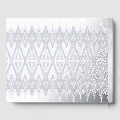 Blue Flowers Gästebuch (Rückseite)