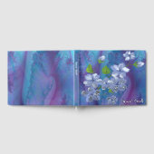 Blue Flowers Gästebuch (Voll)