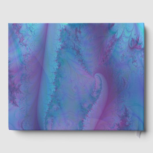 Blue Flowers Gästebuch (Rückseite)