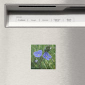 Blue Flowers Magnet (In Situ (Geschirrspüler))