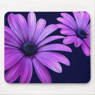 Blue Flowers Mousepad Daisy Computergeschenke