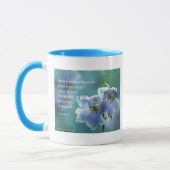Blue flowers mug tasse (Links)