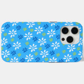 Blue Flowers Muster iPhone 15 Pro Max Fall Case-Mate iPhone Hülle (Rückseite (Horizontal))