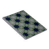 Blue Flowers Notebook Notizblock (Rechte Seite)