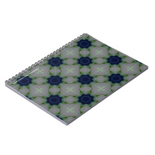 Blue Flowers Notebook Notizblock