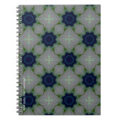 Blue Flowers Notebook Notizblock (Vorderseite)