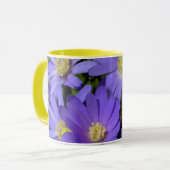 Blue Flowers Tasse Kaffee Cup Blue Daisies Cup (Vorderseite Links)