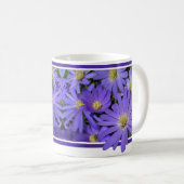 Blue Flowers Tasse Kaffee Cup Blue Daisies Cup (VorderseiteRechts)