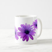Blue Flowers Tasse Kaffee Cup Blue Daisies Cup (VorderseiteRechts)