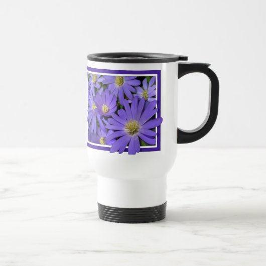 Blue Flowers Tasse Travel Cup Blue Daisis Cup (Rechts)