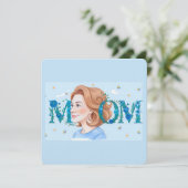 Blue Flowery Mom (Stehend Vorderseite)