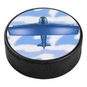 Blue Flugzeug Aviation Sky Blue Clouds Puck (3/4)