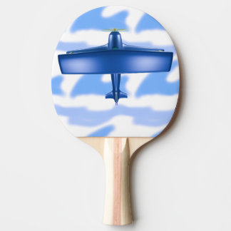 Blue Flugzeug Aviation SkyBlue Cloud Ping Pong Pad Tischtennis Schläger