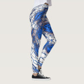 Blue Fluid Motion Leggings (Rechts)