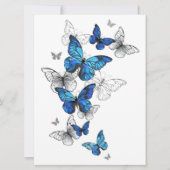 Blue Flying Butterflies Morpho (Vorderseite)