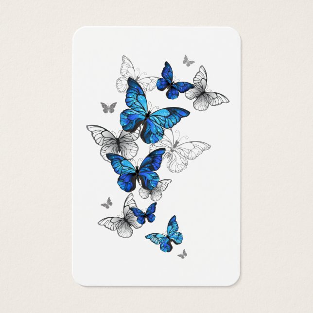 Blue Flying Butterflies Morpho (Vorderseite)