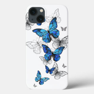 Blue Flying Butterflies Morpho Case-Mate iPhone Hülle