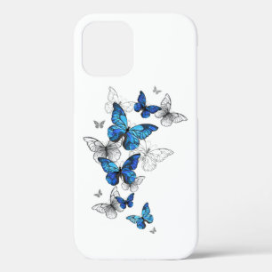 Blue Flying Butterflies Morpho Case-Mate iPhone Hülle