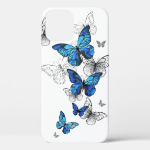 Blue Flying Butterflies Morpho Case-Mate iPhone Hülle