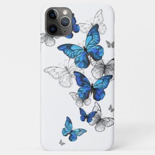 Blue Flying Butterflies Morpho Case-Mate iPhone Hülle