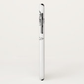 Blue Flying Butterflies Morpho Case-Mate iPhone Hülle (Hinten/Links)