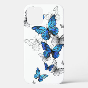 Blue Flying Butterflies Morpho Case-Mate iPhone Hülle