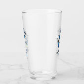 Blue Flying Butterflies Morpho Glas (Rechts)