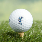 Blue Flying Butterflies Morpho Golfball (Insitu T-Shirt)