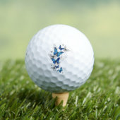 Blue Flying Butterflies Morpho Golfball (Insitu T-Shirt)