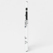 Blue Flying Butterflies Morpho iPhone Hülle (Linke Seite)