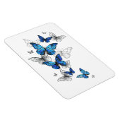 Blue Flying Butterflies Morpho Magnet (Rechte Seite)