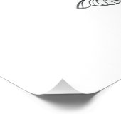 Blue Flying Butterflies Morpho Poster (Ecke)