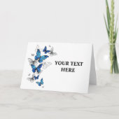 Blue Flying Butterflies Morpho Programm (Vorderseite)