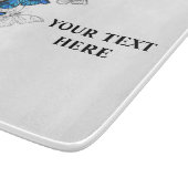 Blue Flying Butterflies Morpho Schneidebrett (Ecke)