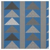 Blue "Flying Gese" Patchwork-Look Stoff (Muster)