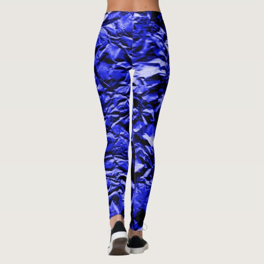 Blue Foil #2 Leggings (Rückseite)