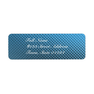 Blue Foil Mailing Labels