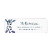 Blue Foliage auf White (Vorne)