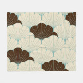 Blue Foliage Fleecedecke (Vorderseite (Horizontal))